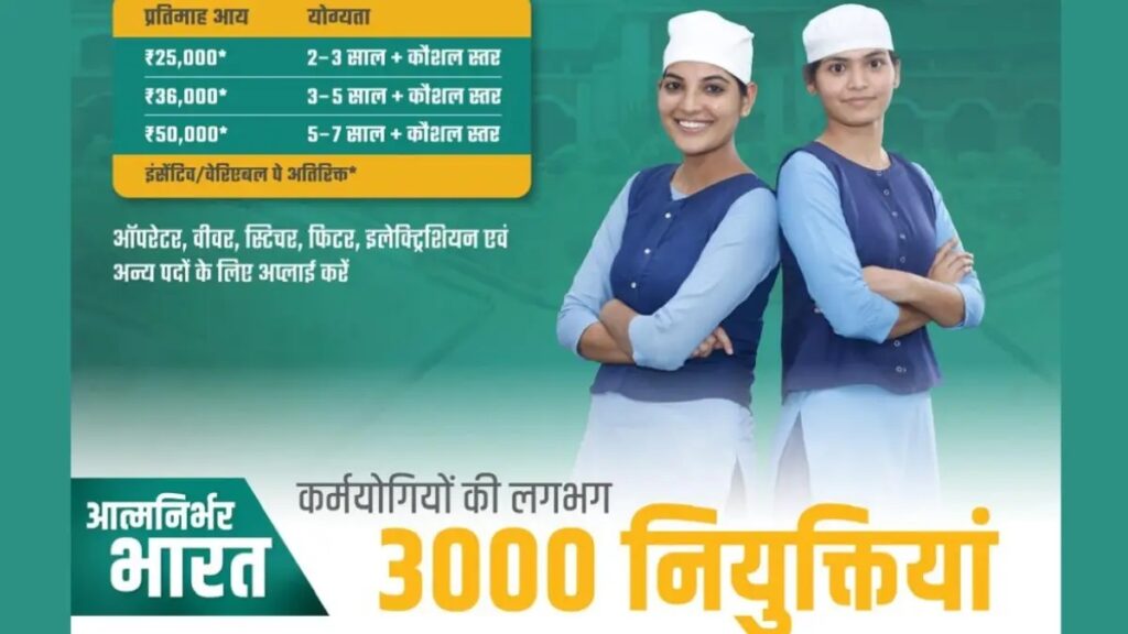 टेक्सटाइल सेक्टर में रोजगार का बड़ा मौका