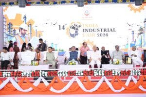 मुख्यमंत्री विष्णु देव साय ने रायपुर में इंडिया इंडस्ट्रियल फेयर-2026 का शुभारंभ किया। सेमीकंडक्टर, आईटी, फार्मा और ग्रीन एनर्जी पर छत्तीसगढ़ का फोकस।