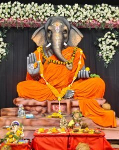 samarajya-residency-raipur-ganeshotsav-elephant-form-ganpati